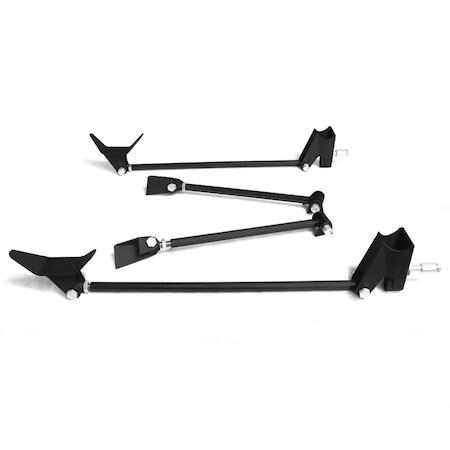 Helix Suspension Brakes & Steering Helix Suspension Brakes & Steering 61257 Standard Triangulated Universal Four Link Kit for Ford Pickup Truck 61257